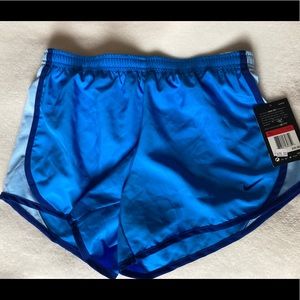 Blue Nike Dri-Fit shorts
